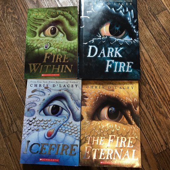 The last dragon chronicles by Chris D’lacey books 1,2,4,5 - Picture 2 of 5